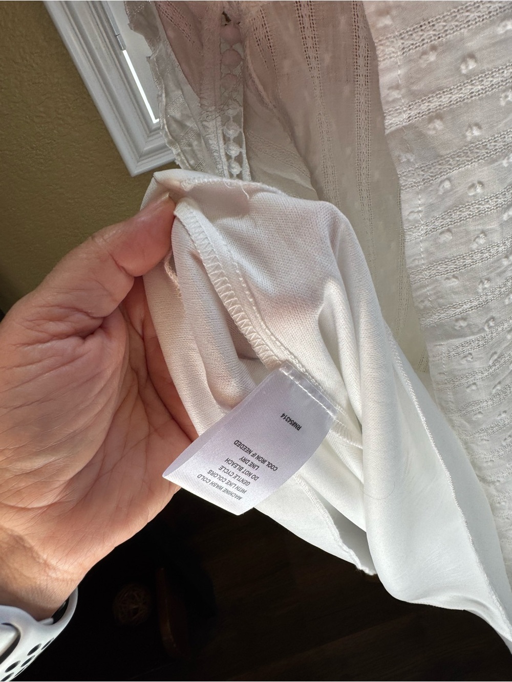 -NEW-White Midi Sundress with Spaghetti Straps - Picture 7 of 9